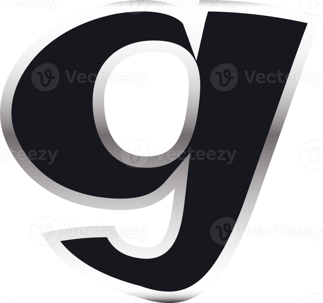 Funky alphabet letters png