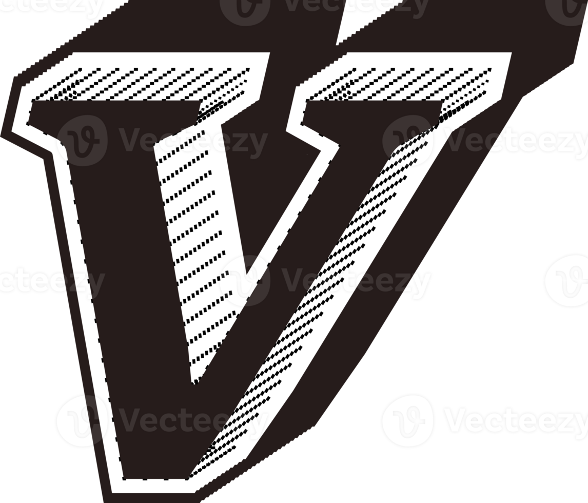 Black and white letters png