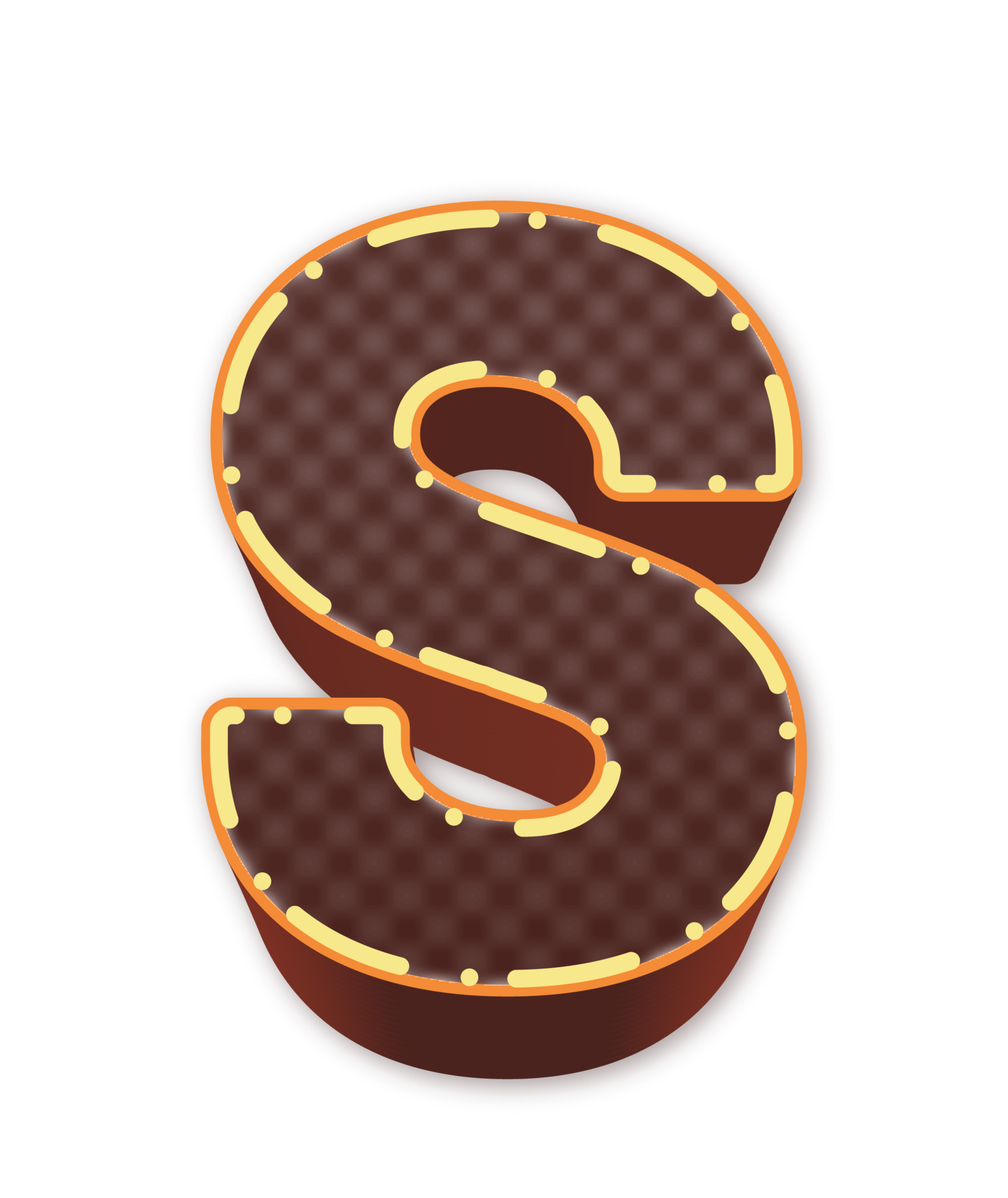 Chocolate alphabet letters 22940814 PNG
