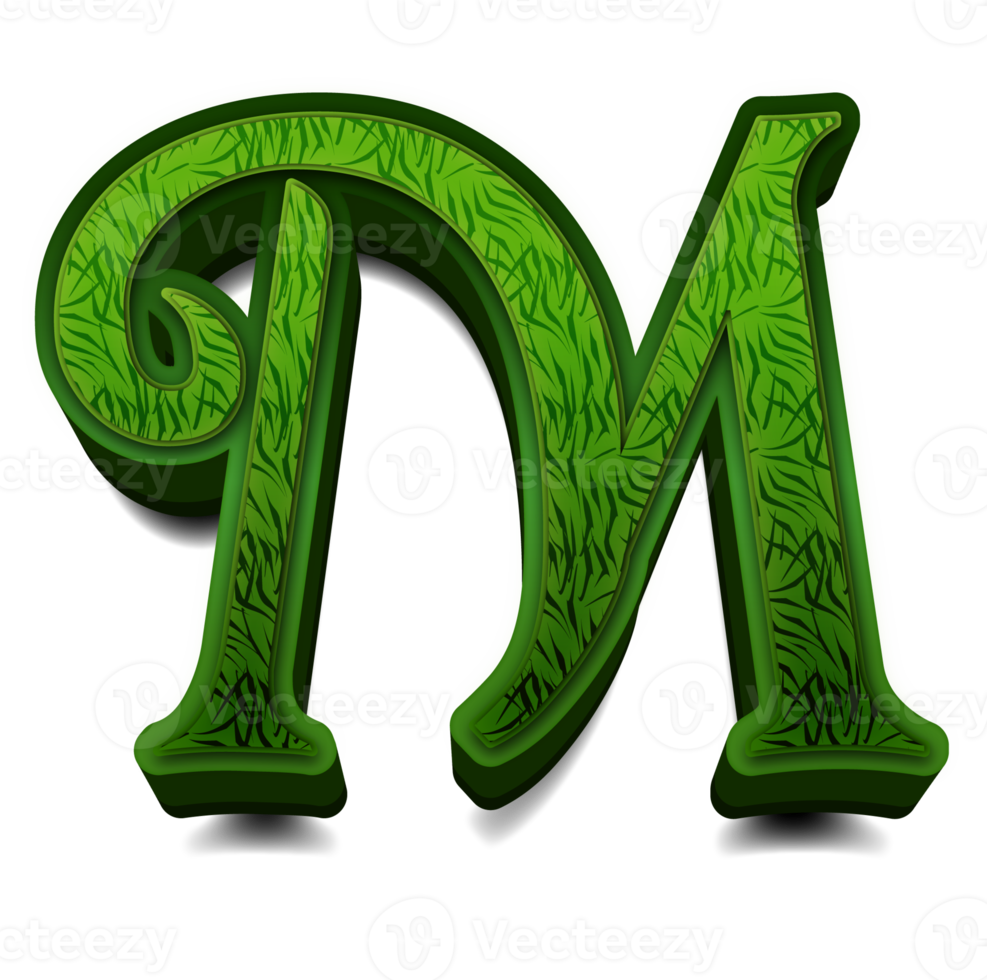 greeny alfabeto lettere png