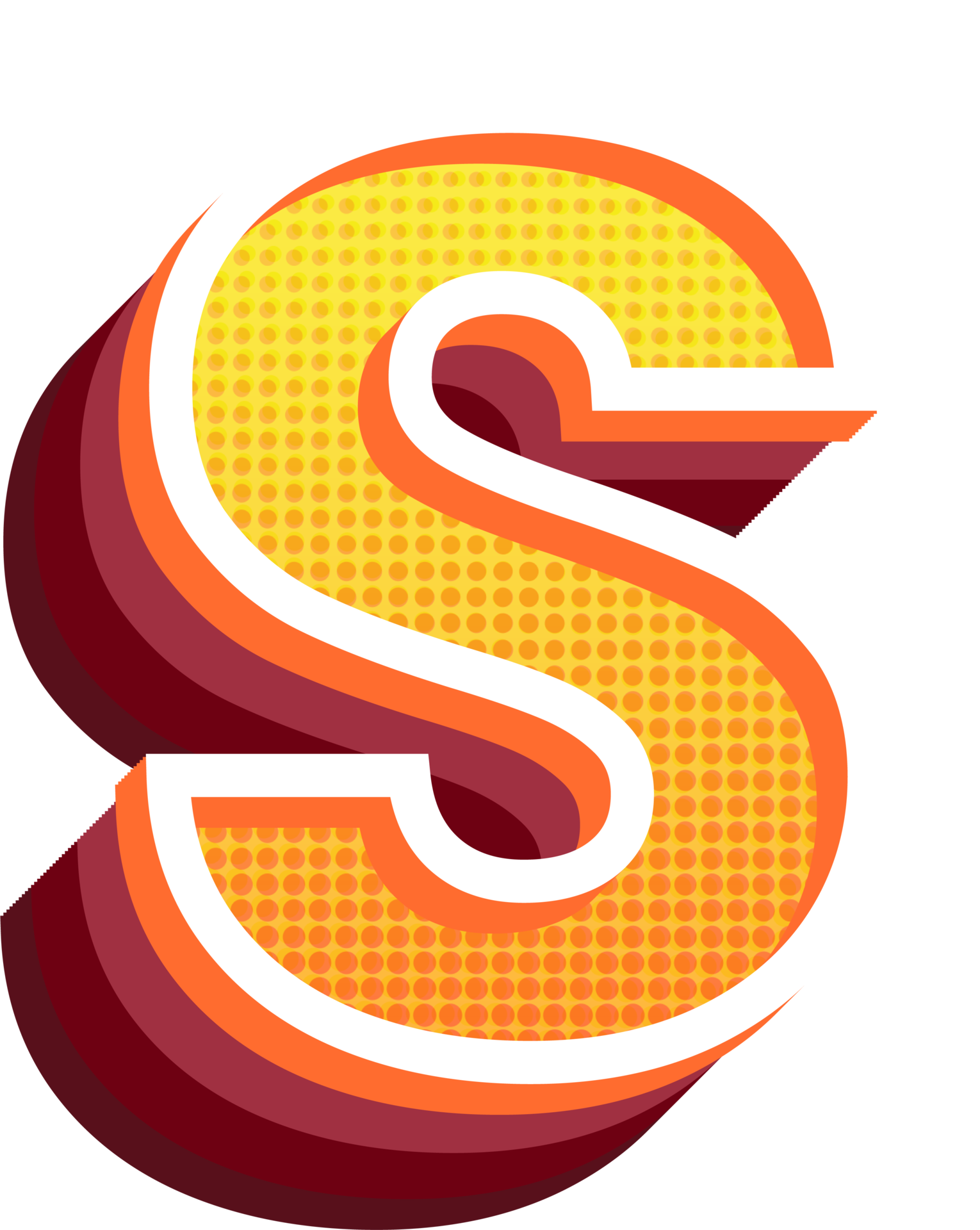 Halftone alphabet letters 22940833 PNG