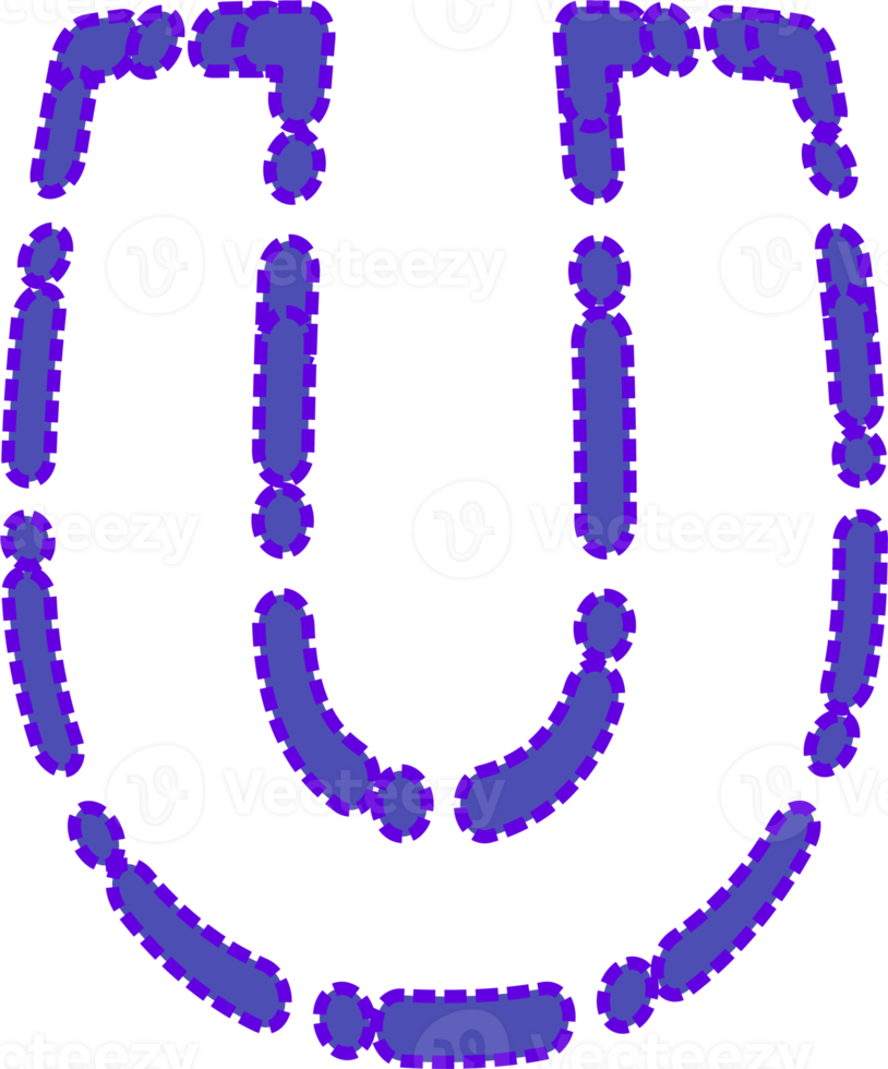schets dots alfabet brieven illustratie png