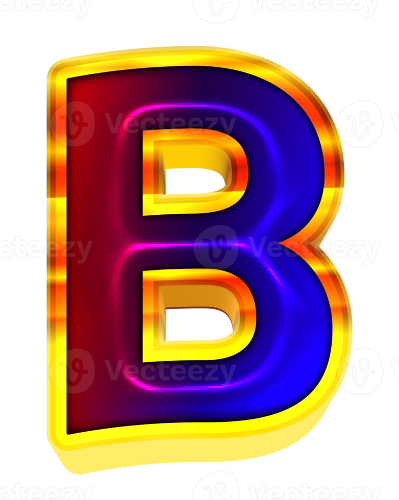 Glossy alphabet letters png