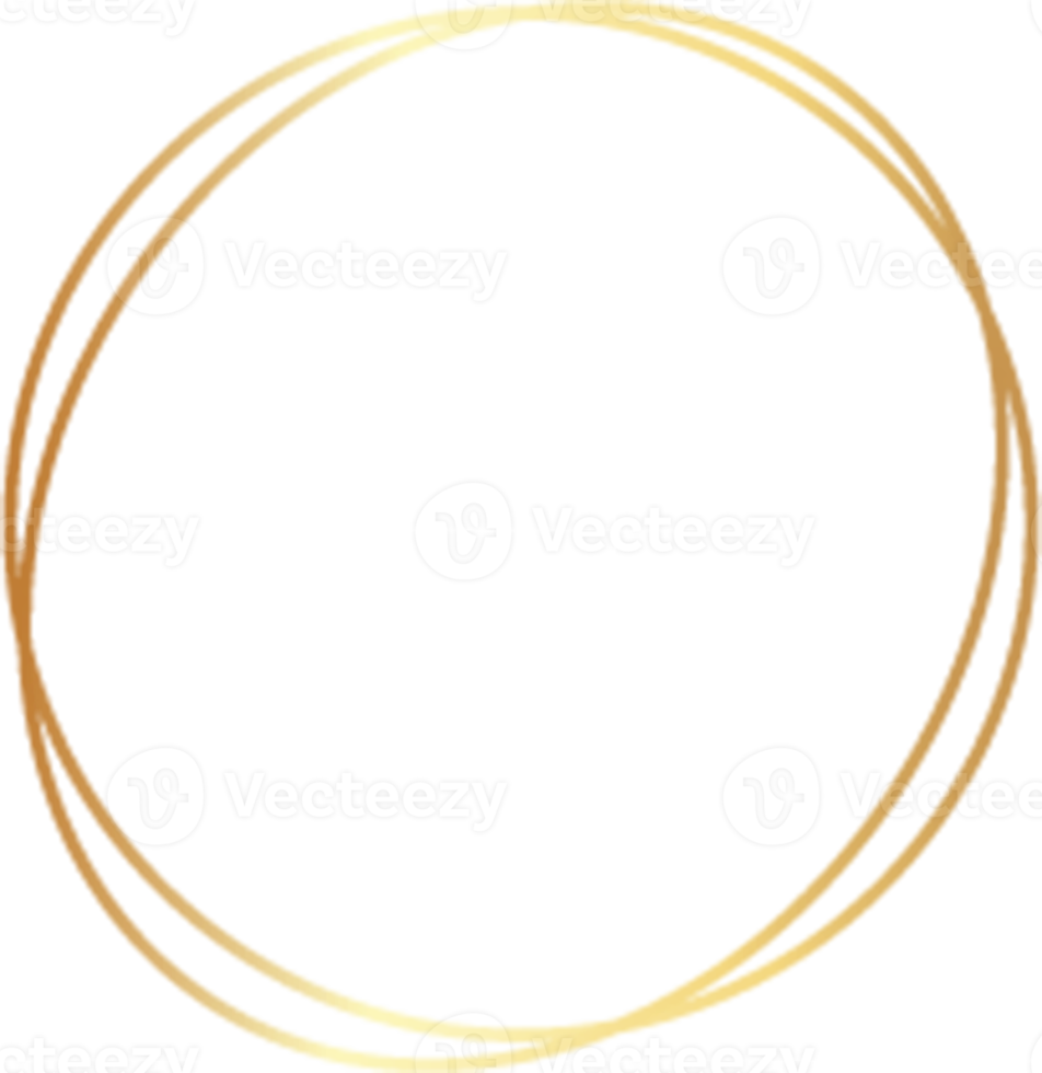 Gold circle border 22941084 PNG