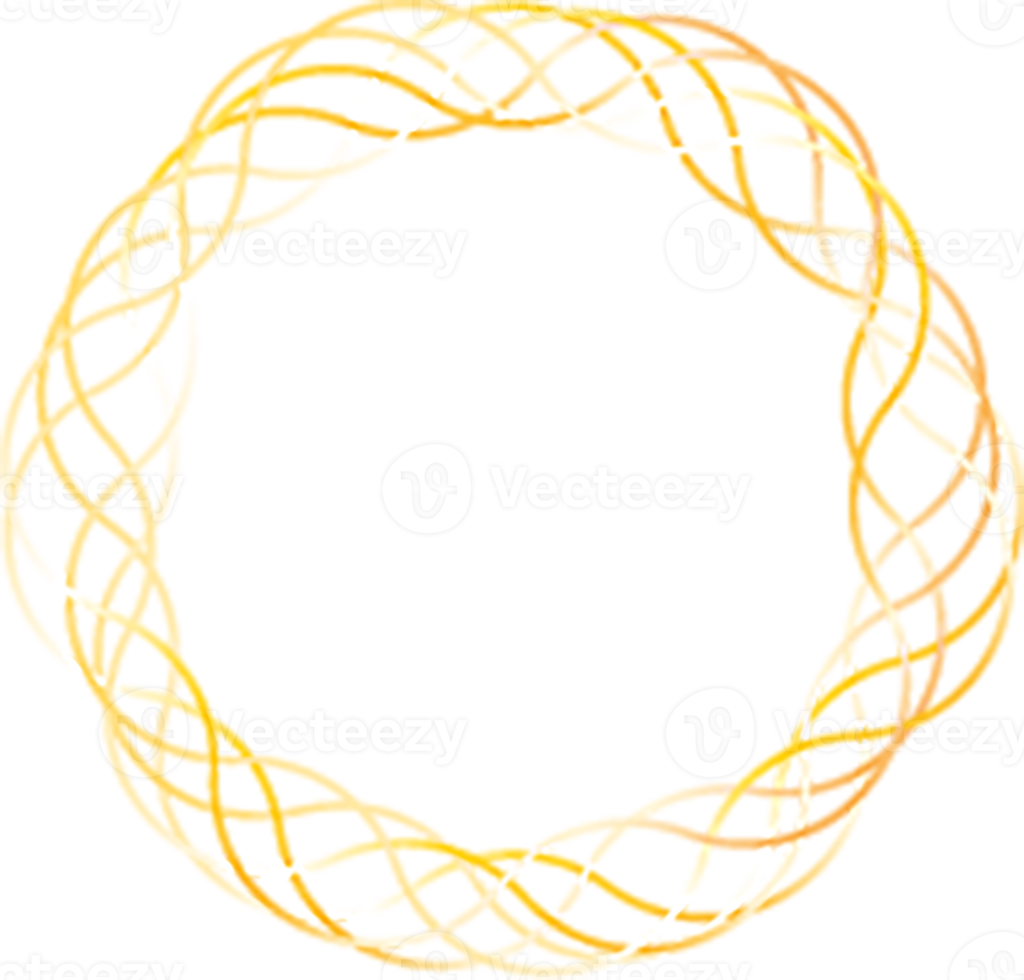 Gold circle border 22941297 PNG