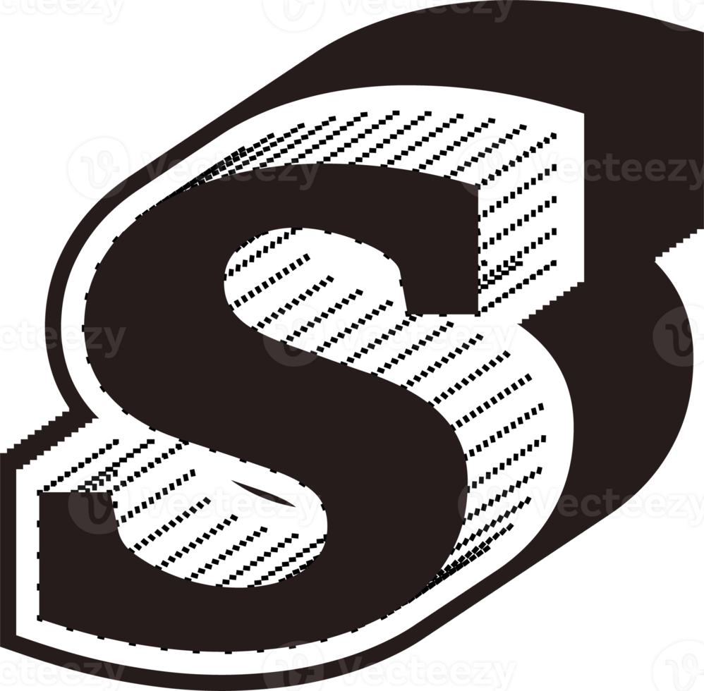 Black and white letters png