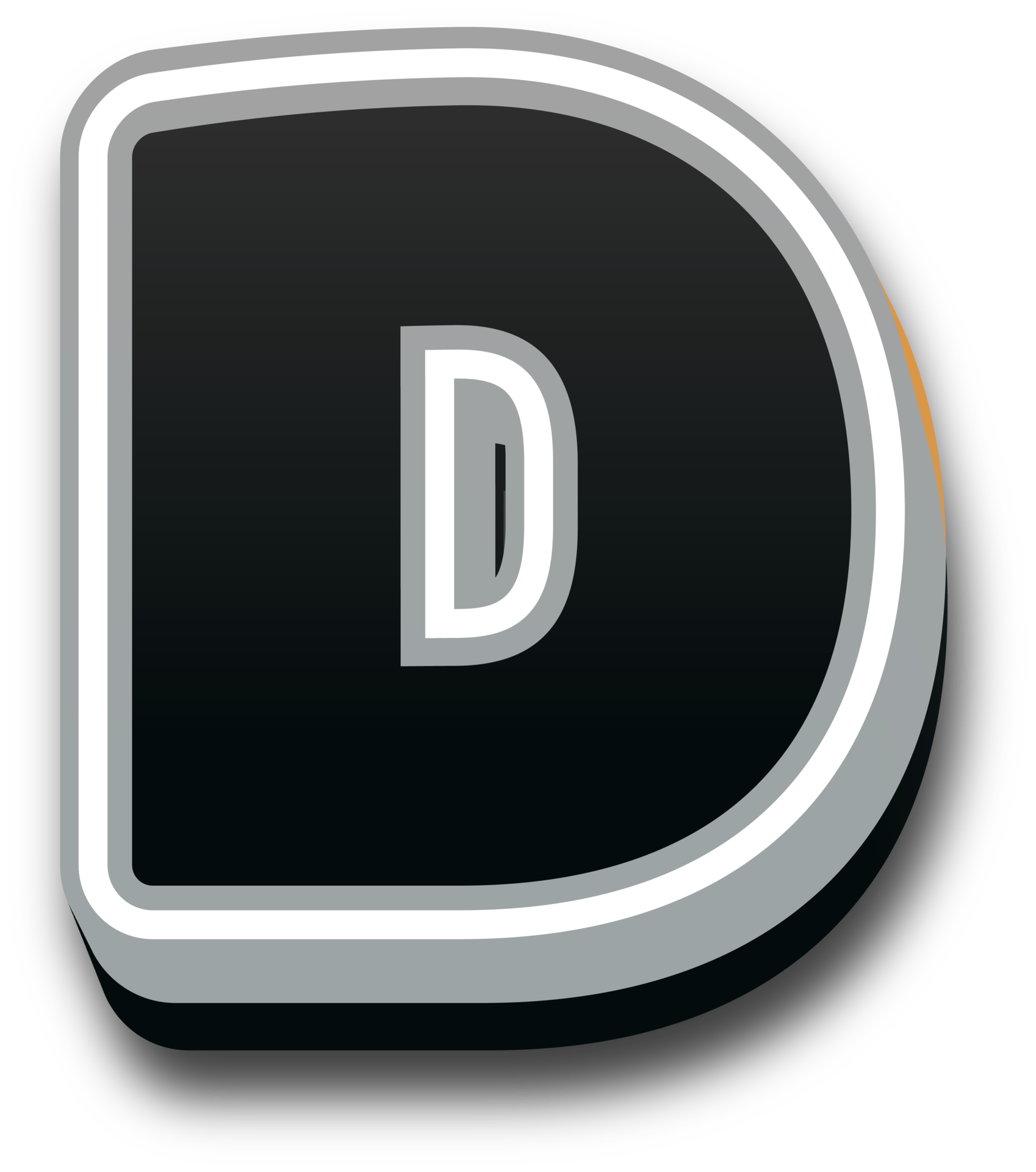 Black bold alphabet letters 22941331 PNG
