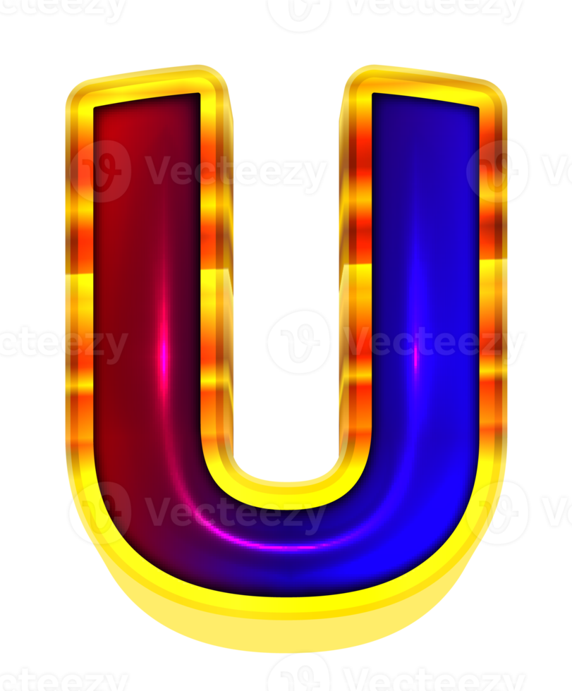 Glossy alphabet letters png