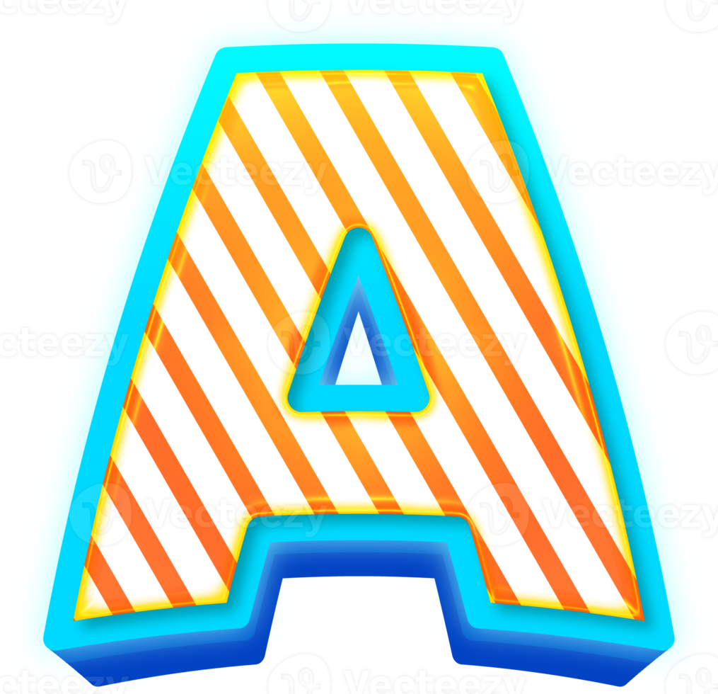 Candy alphabet letters png