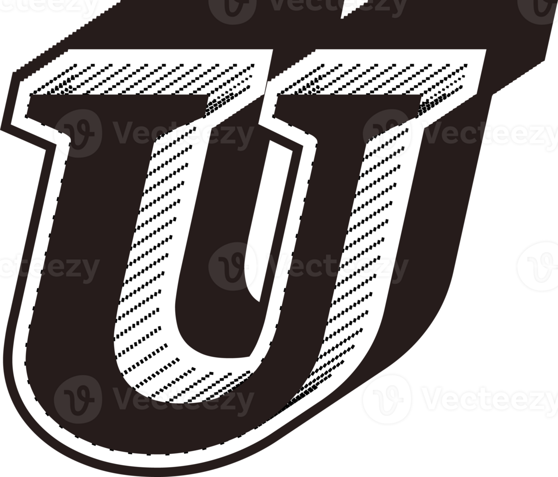 Black and white letters png