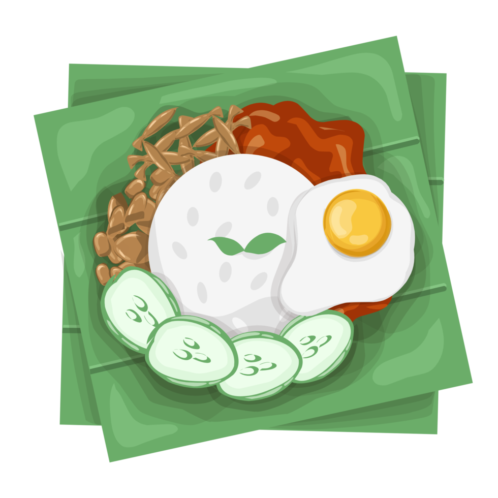 Nasi lemak illustration png