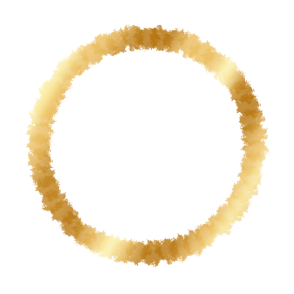 d'oro cerchio confine png