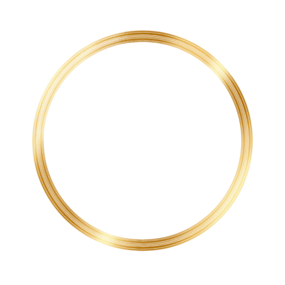 Golden circle border 22941461 PNG