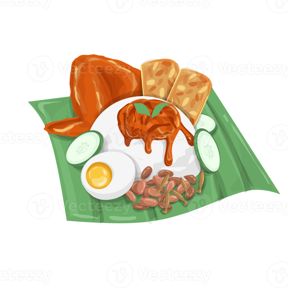 nasi lemak illustrazione png