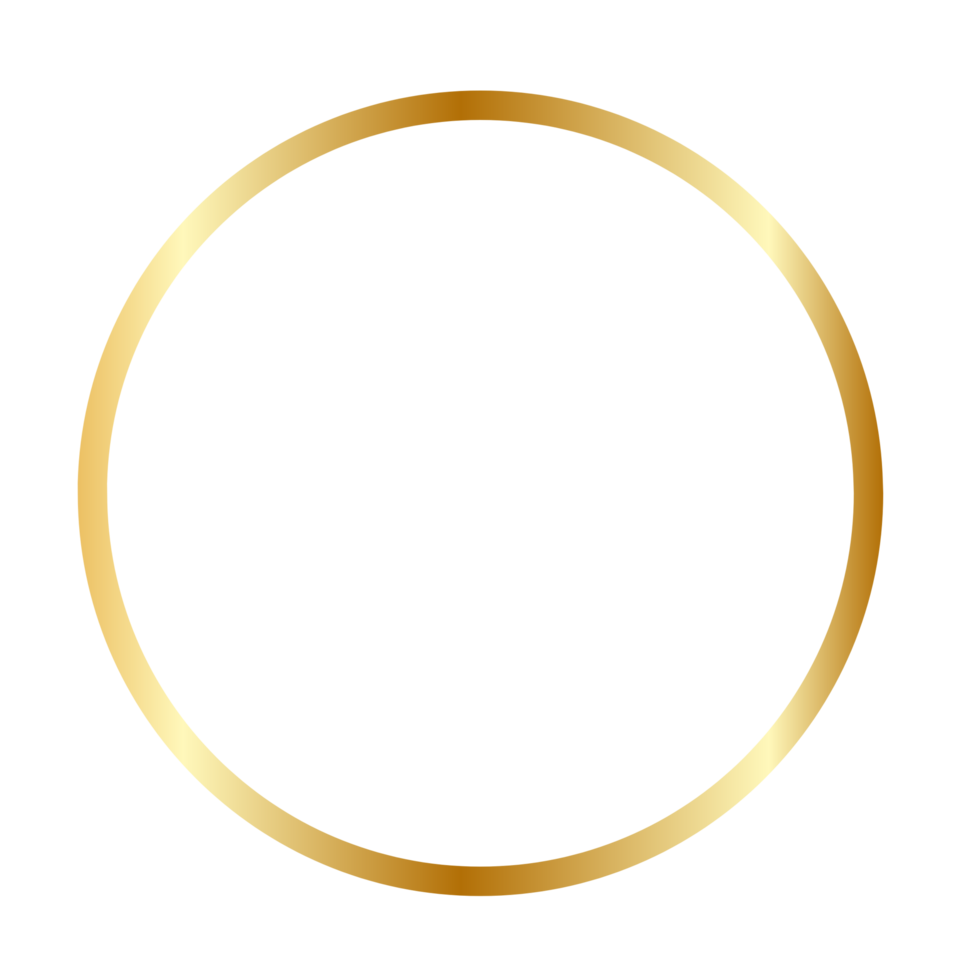 gouden cirkel PNG