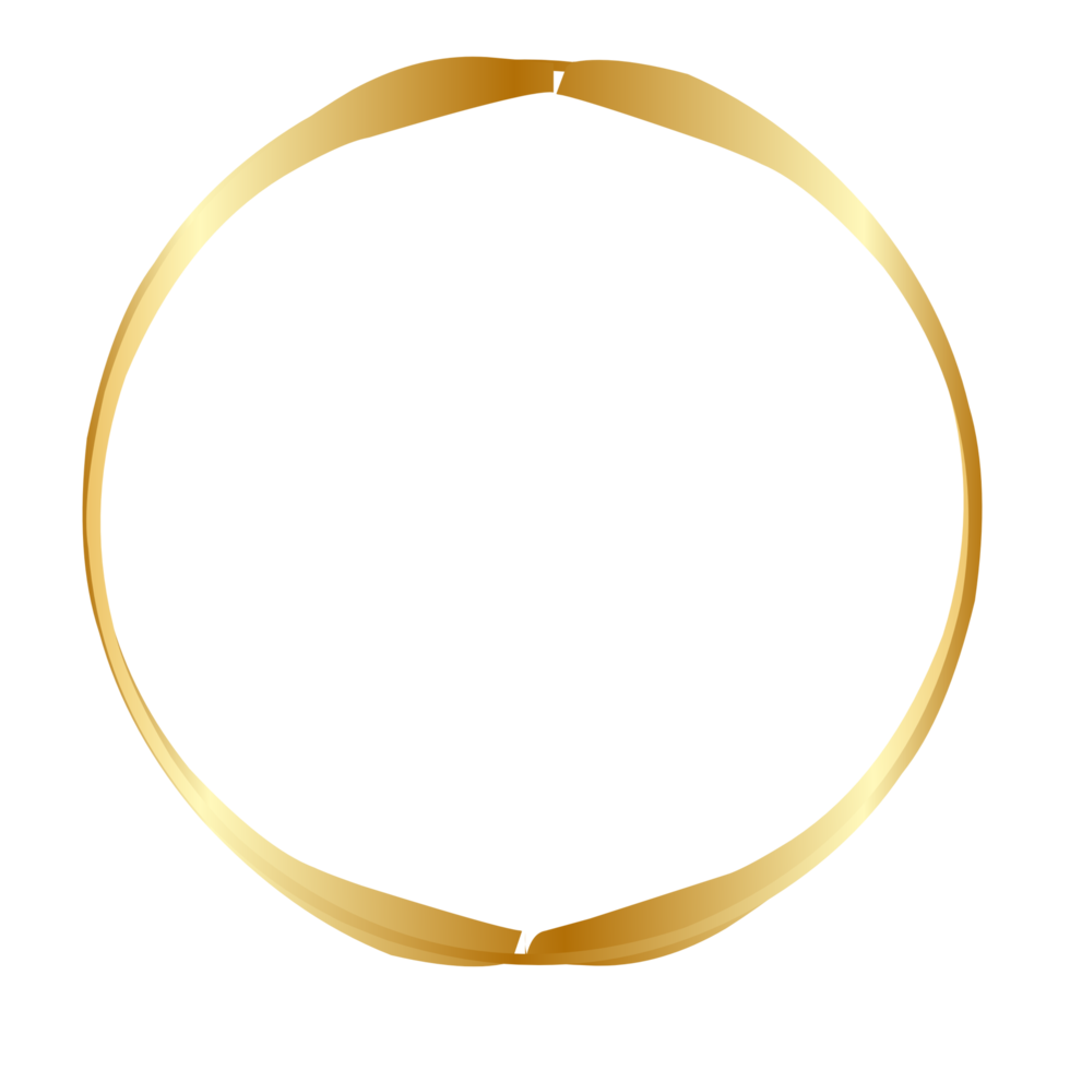 gouden cirkel PNG