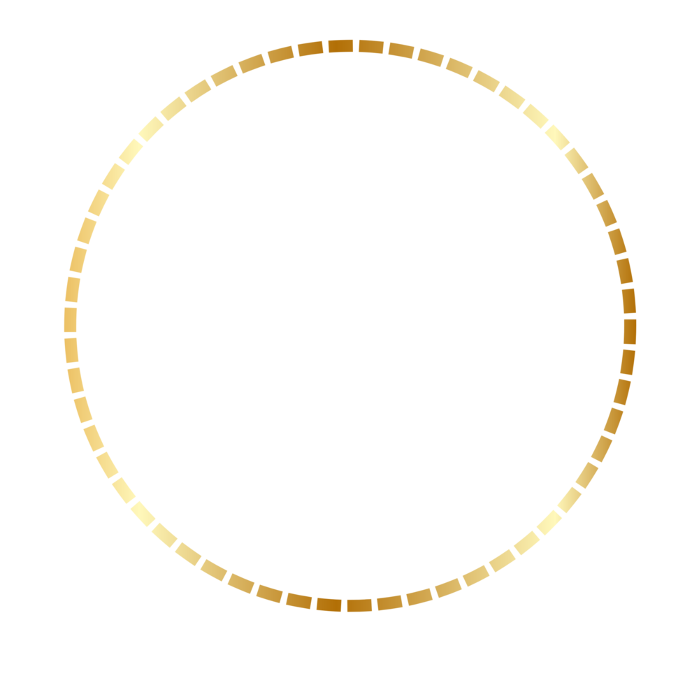 dorado circulo png