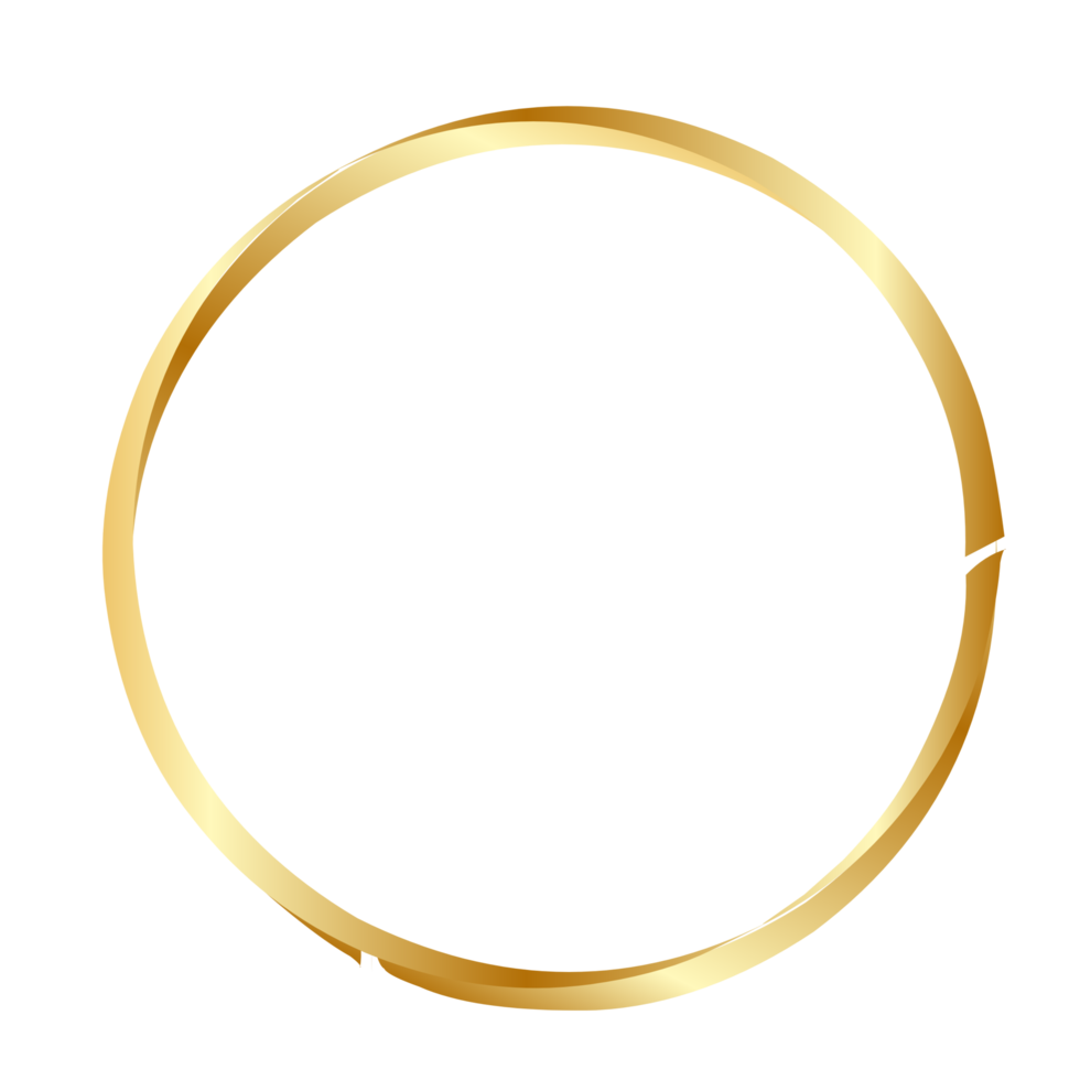 gouden cirkel PNG