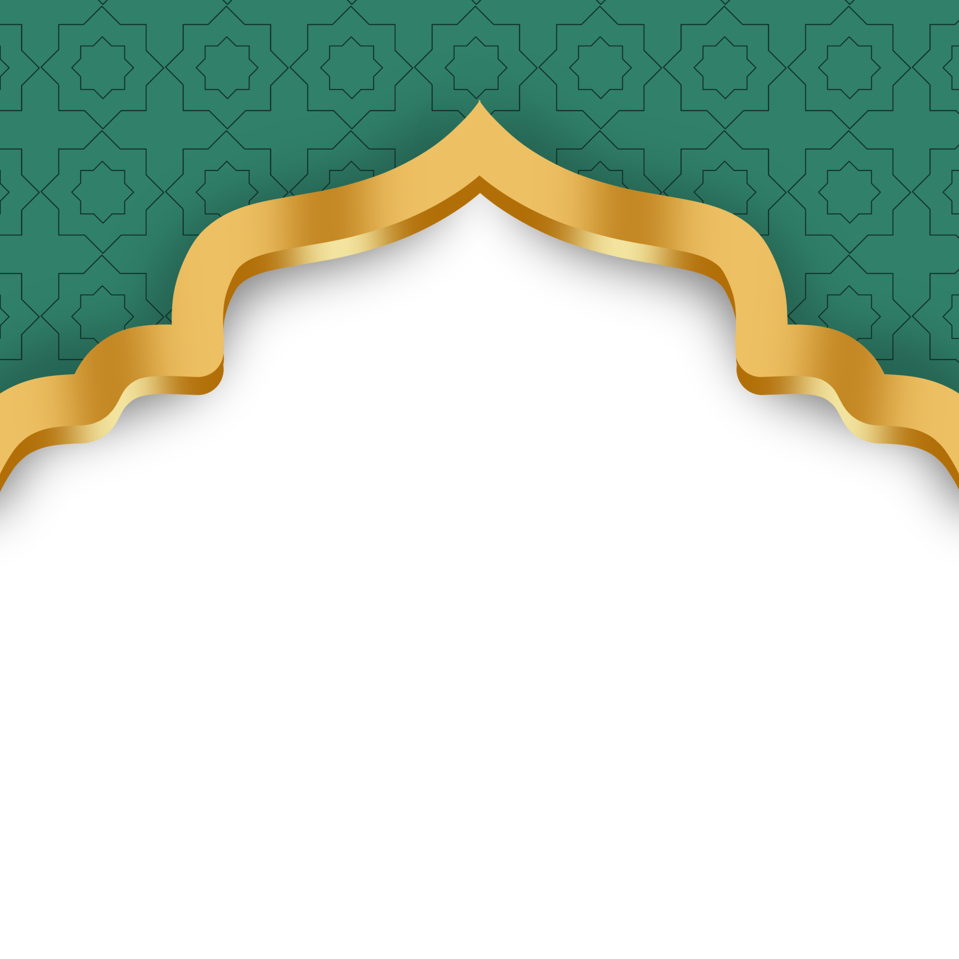 Golden Islamic border 22941520 PNG