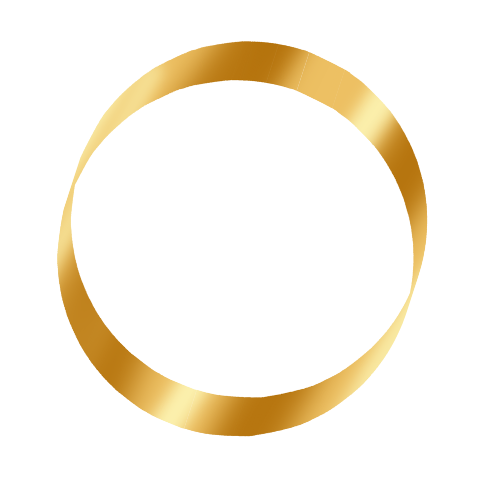 golden Kreis Rand png