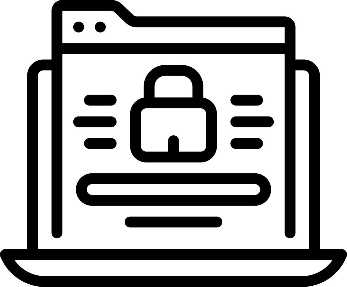 line icon for authentic vector