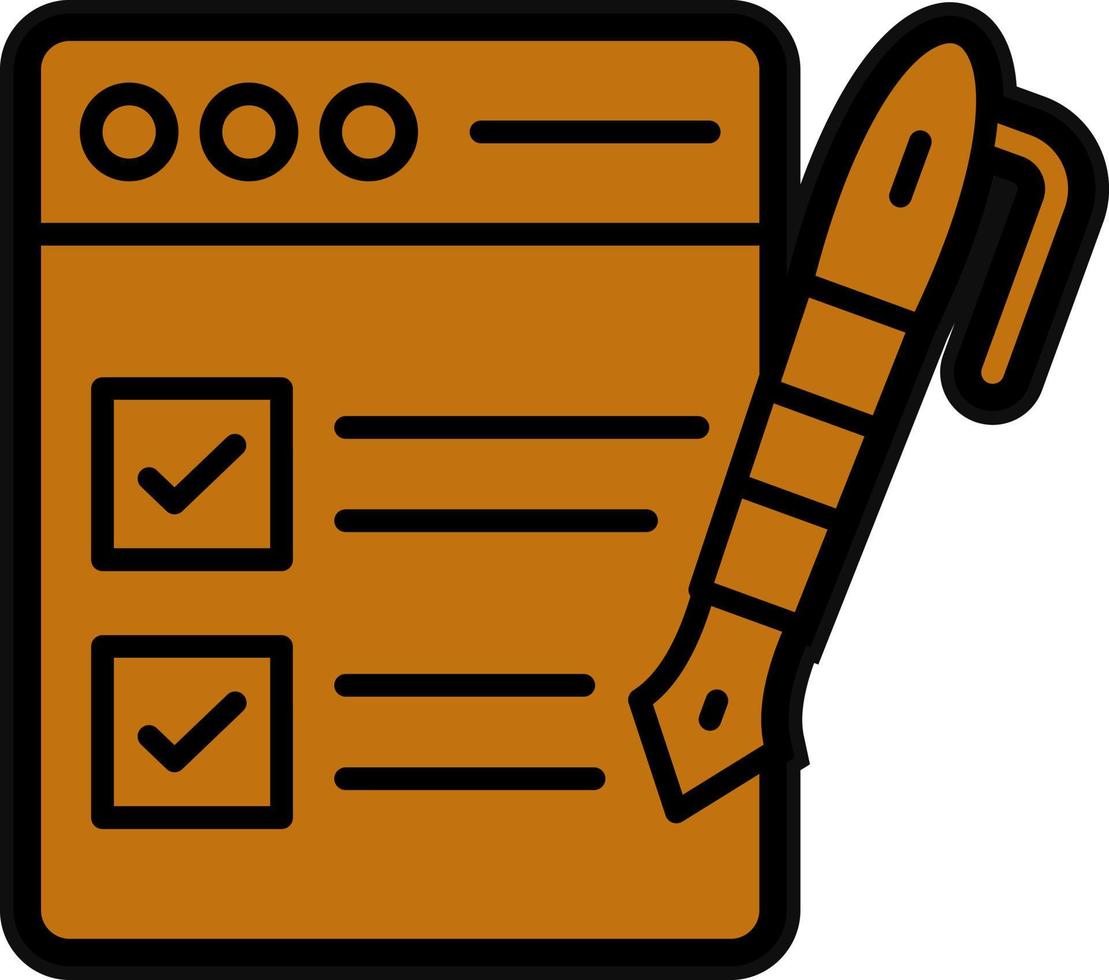 Task List Vector Icon Design