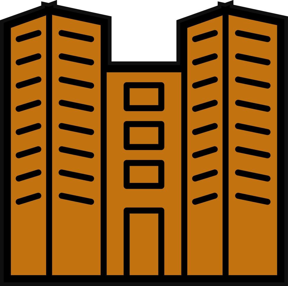 Office Building Vector Icon Design