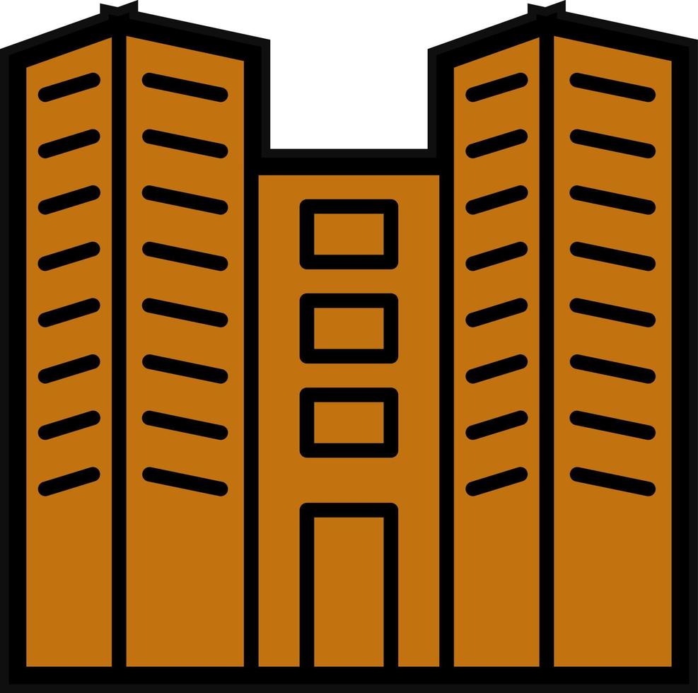 diseño de icono de vector de edificio de oficinas