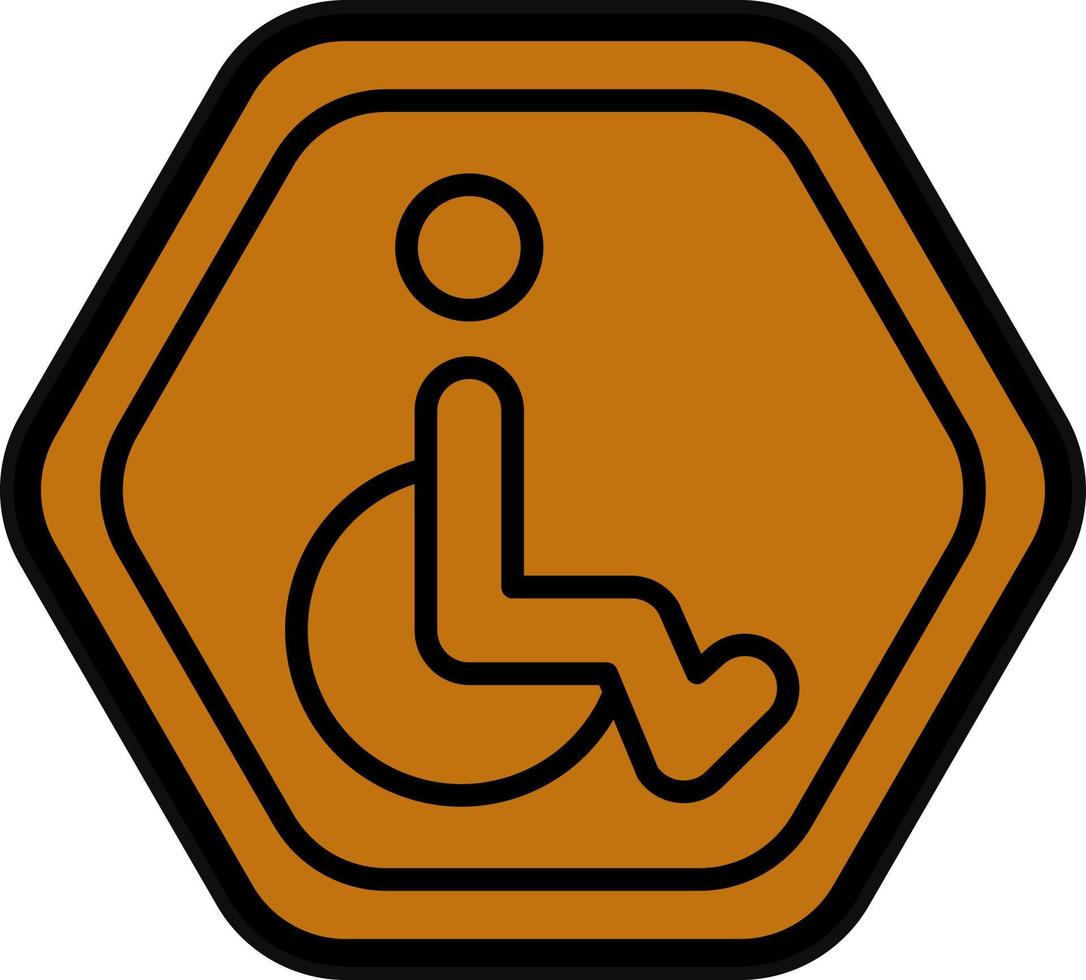 Disabled Vector Icon Design