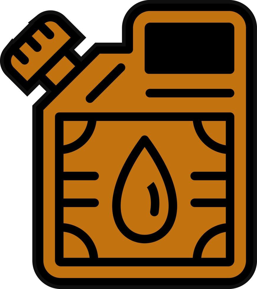 Oil Canister Vector Icon Design