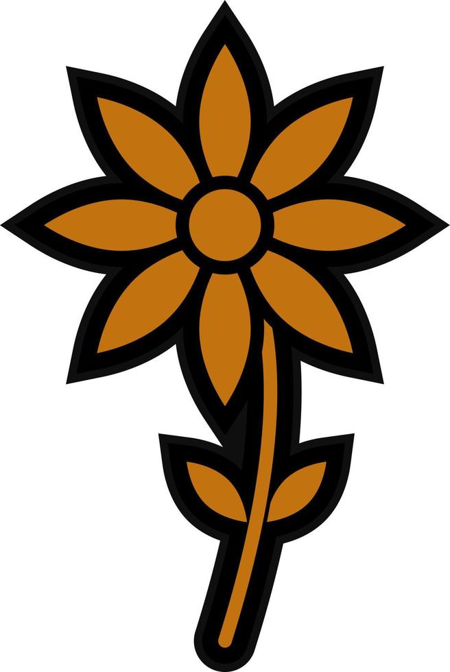 diseño de icono de vector de flor