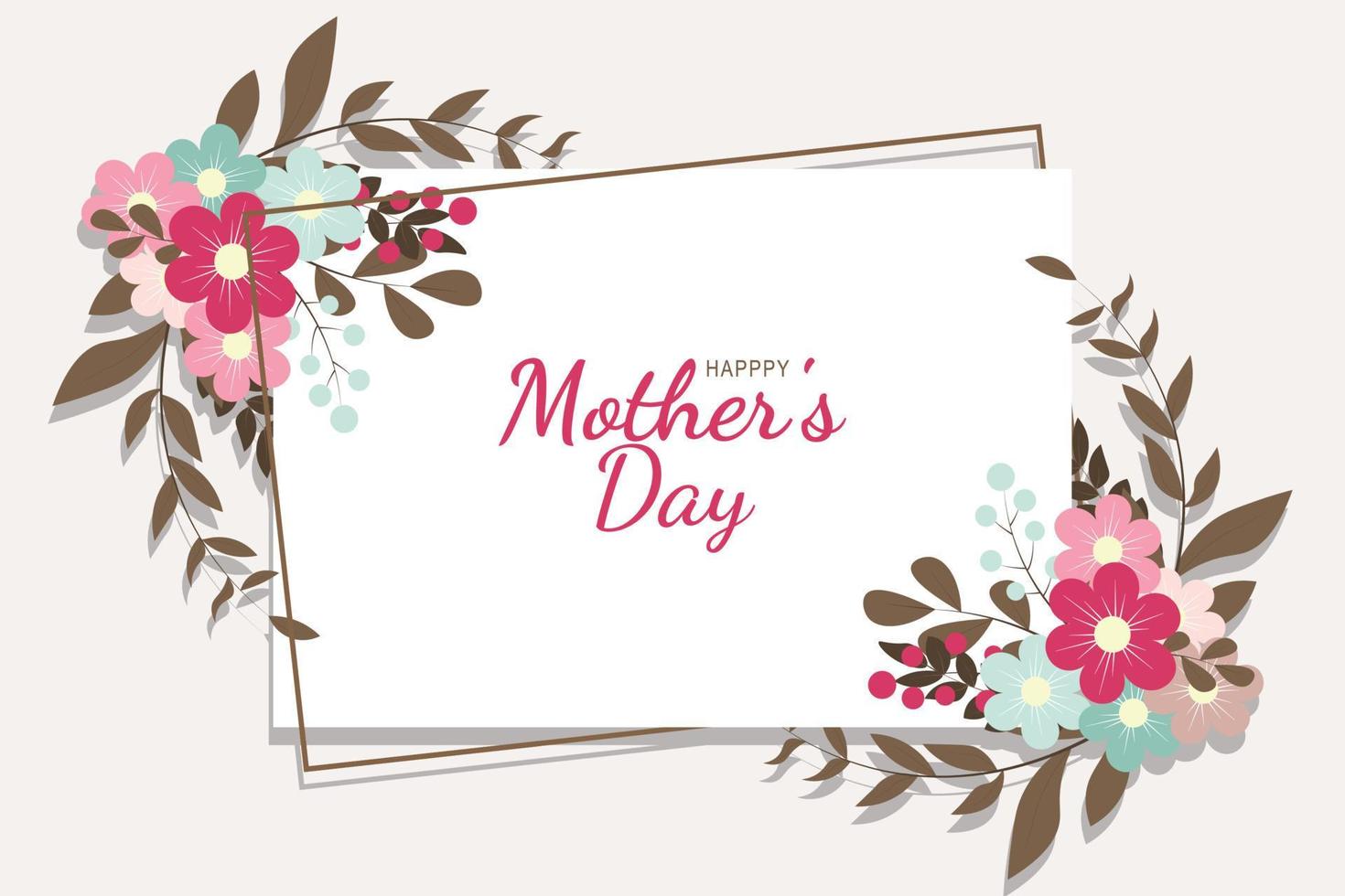 Mothers Day background. vector