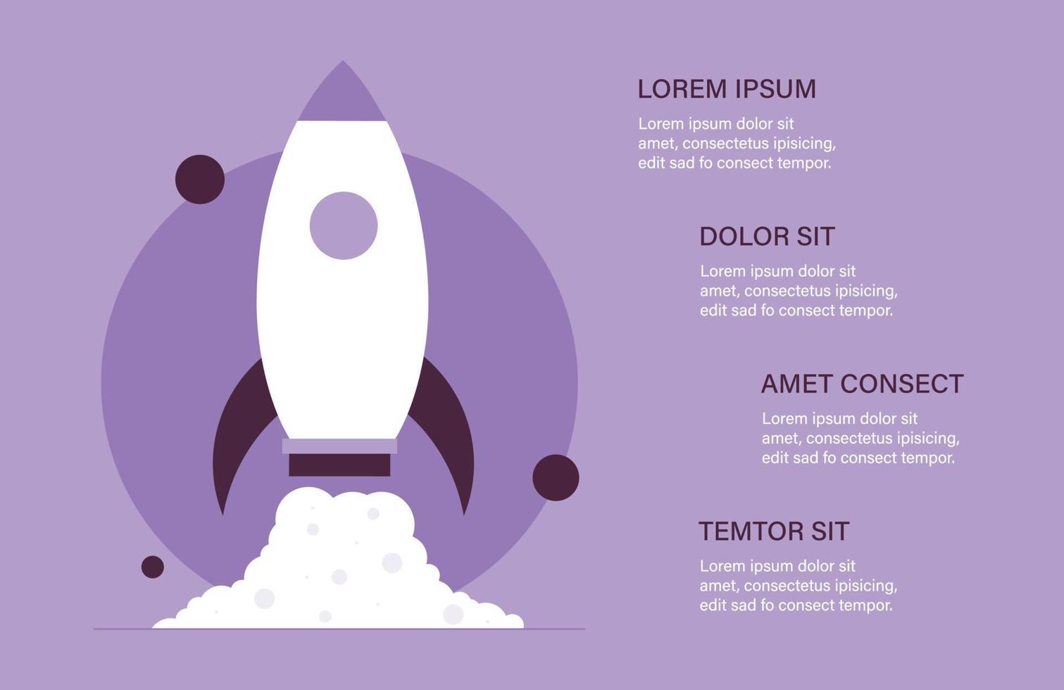 Strategic planning, plan to overcome difficulty or obstacle to reach goal or target. Business success concept, business planning for success tactic chart with the flying rocket vector