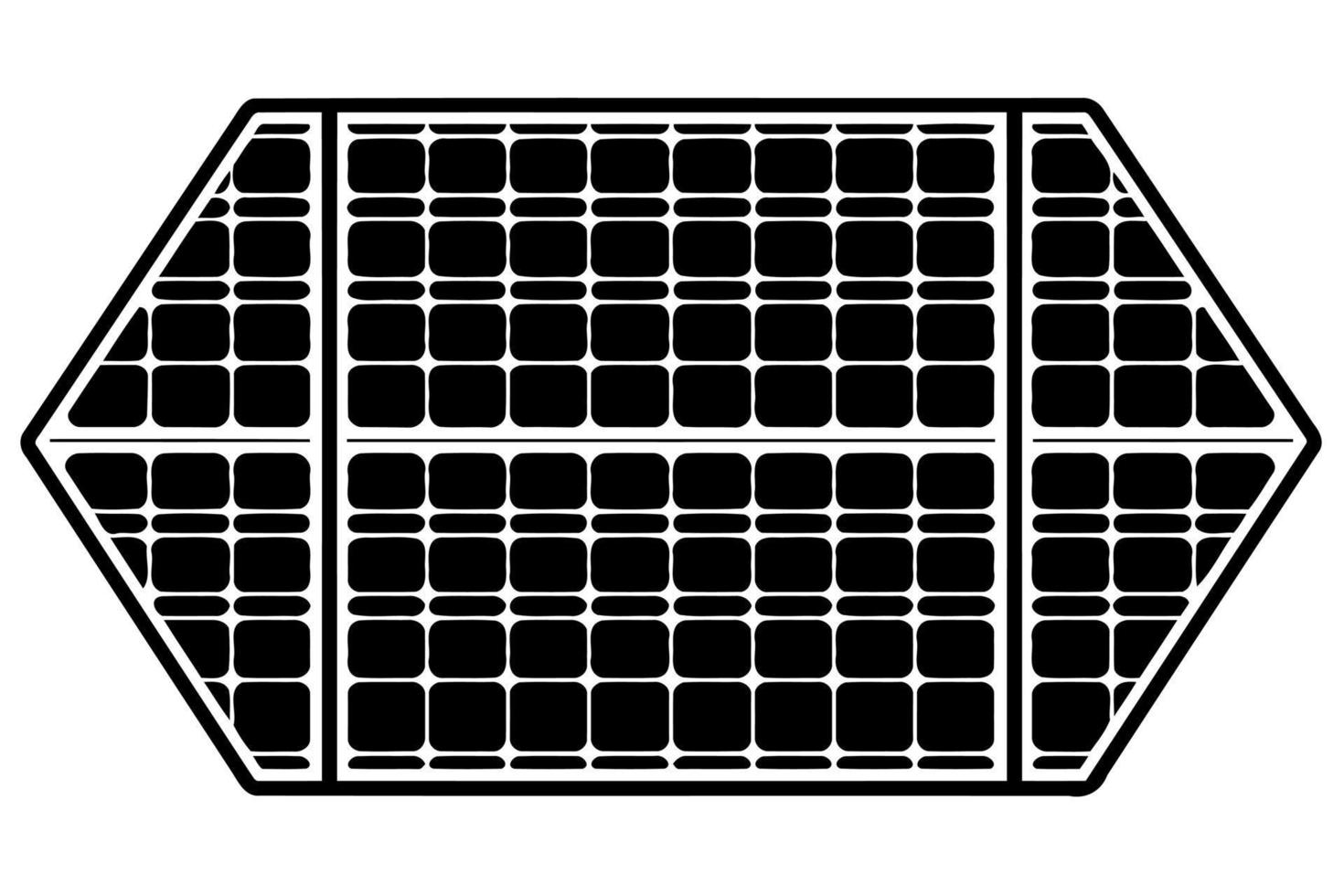 solar energy panels conceptual vector