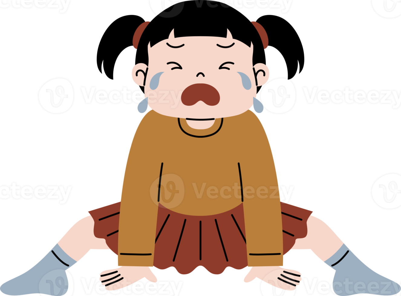 kid tantrum illustration png