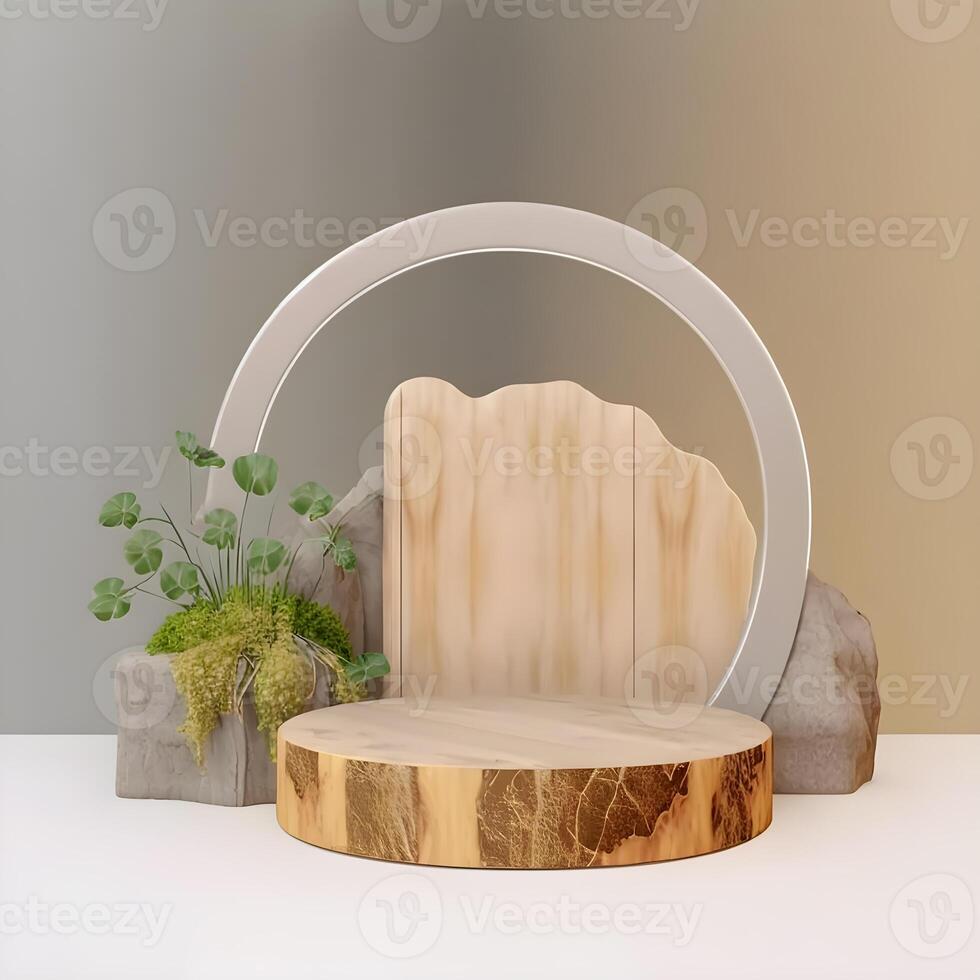 stone display product aesthetic,minimalist podium mockup , photo