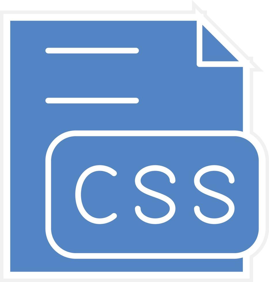 CSS File Vector Icon Design