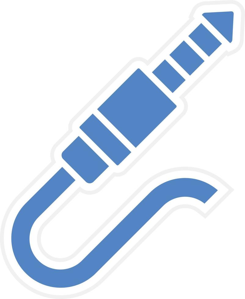 Audio Cable Vector Icon Design