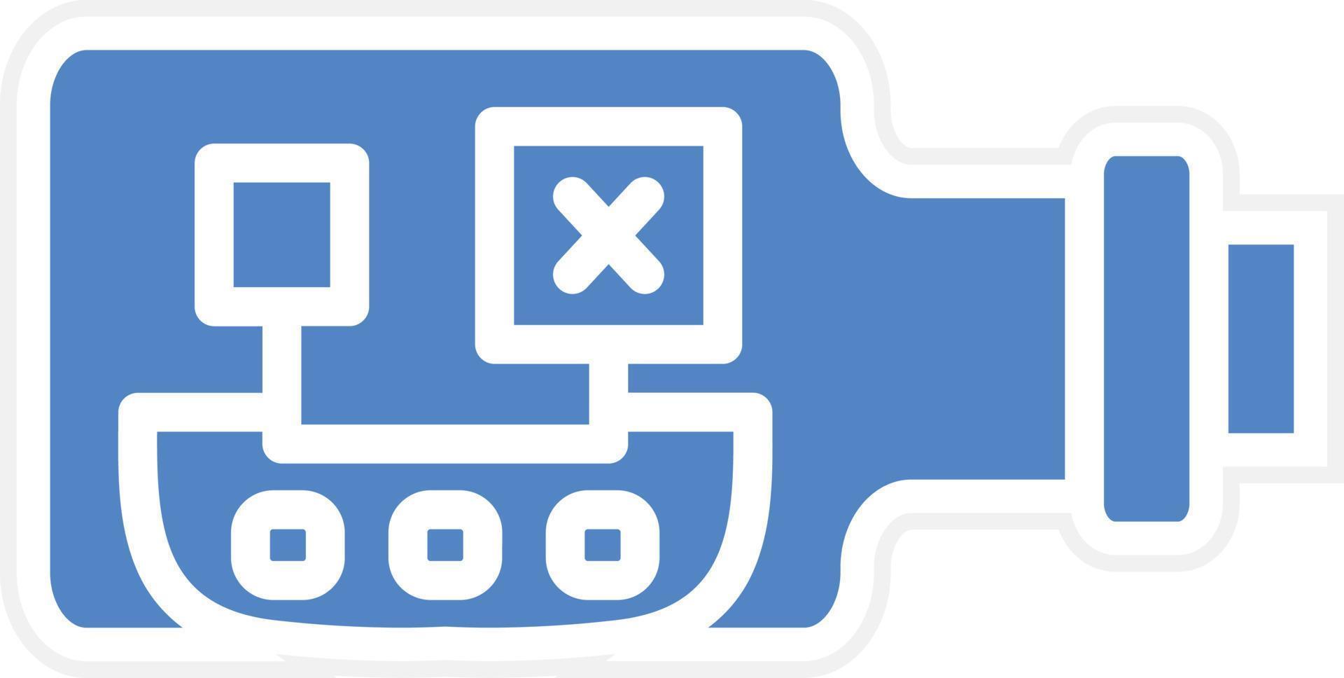 Ship Bottle Vector Icon Design