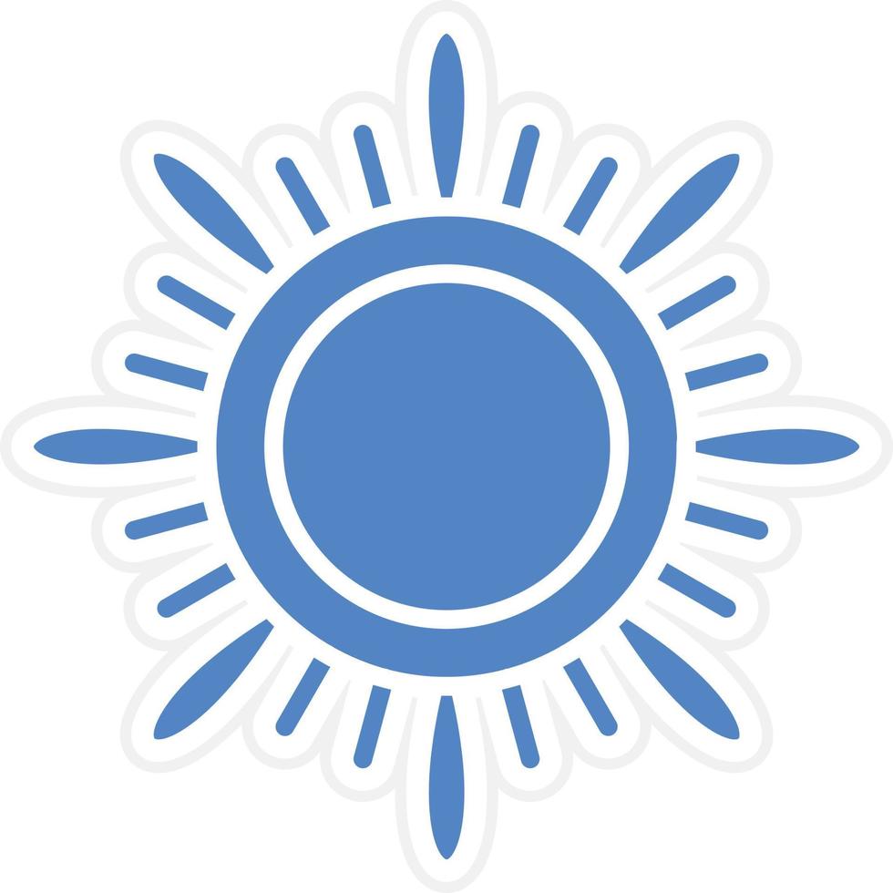 Sun Vector Icon Design