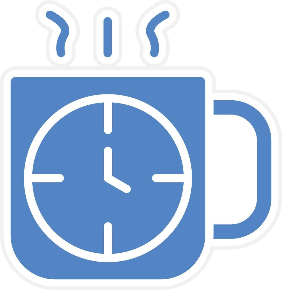 Coffee Time Vector Icon Design