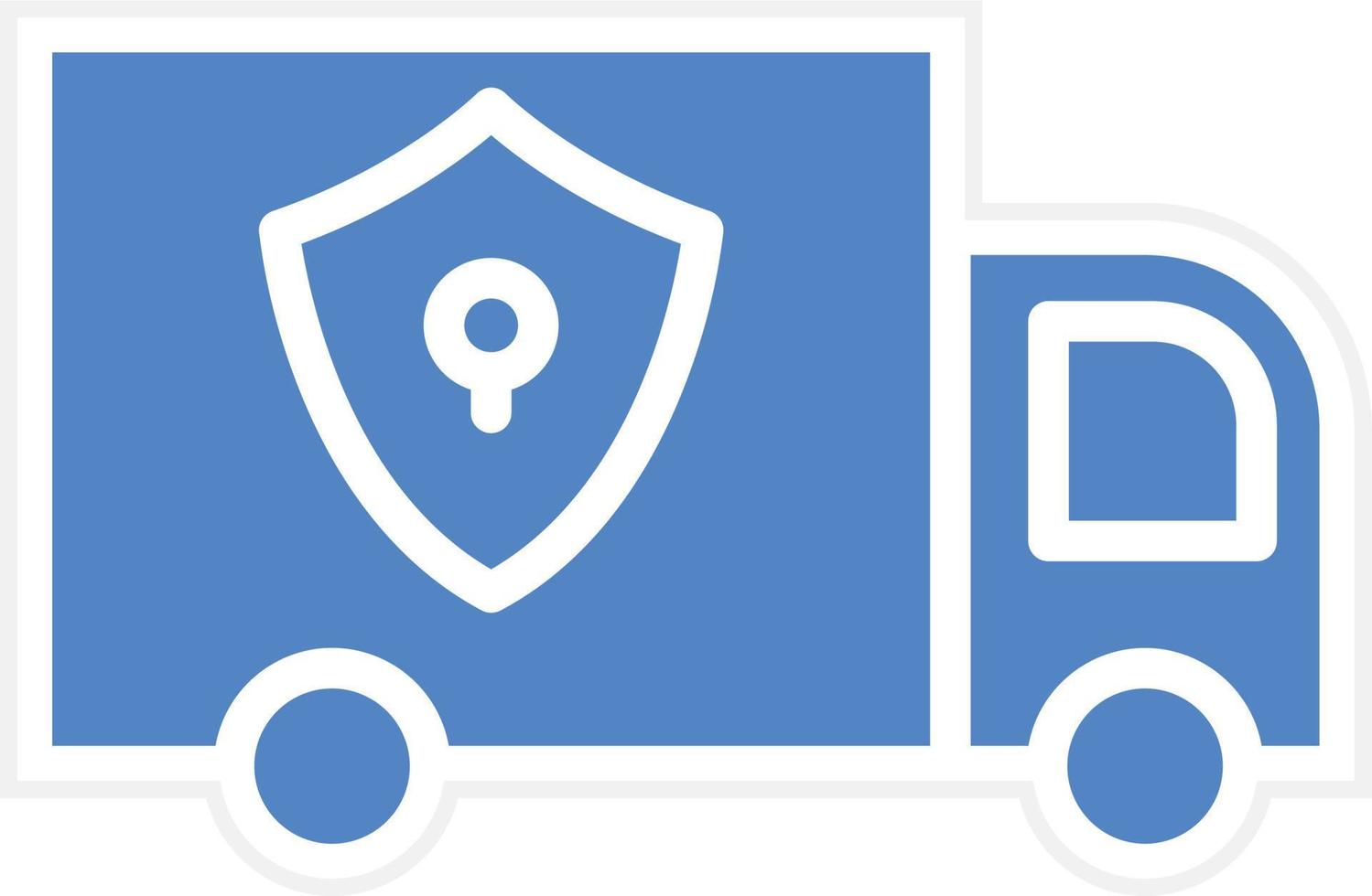 Locked Delivery Vector Icon Design