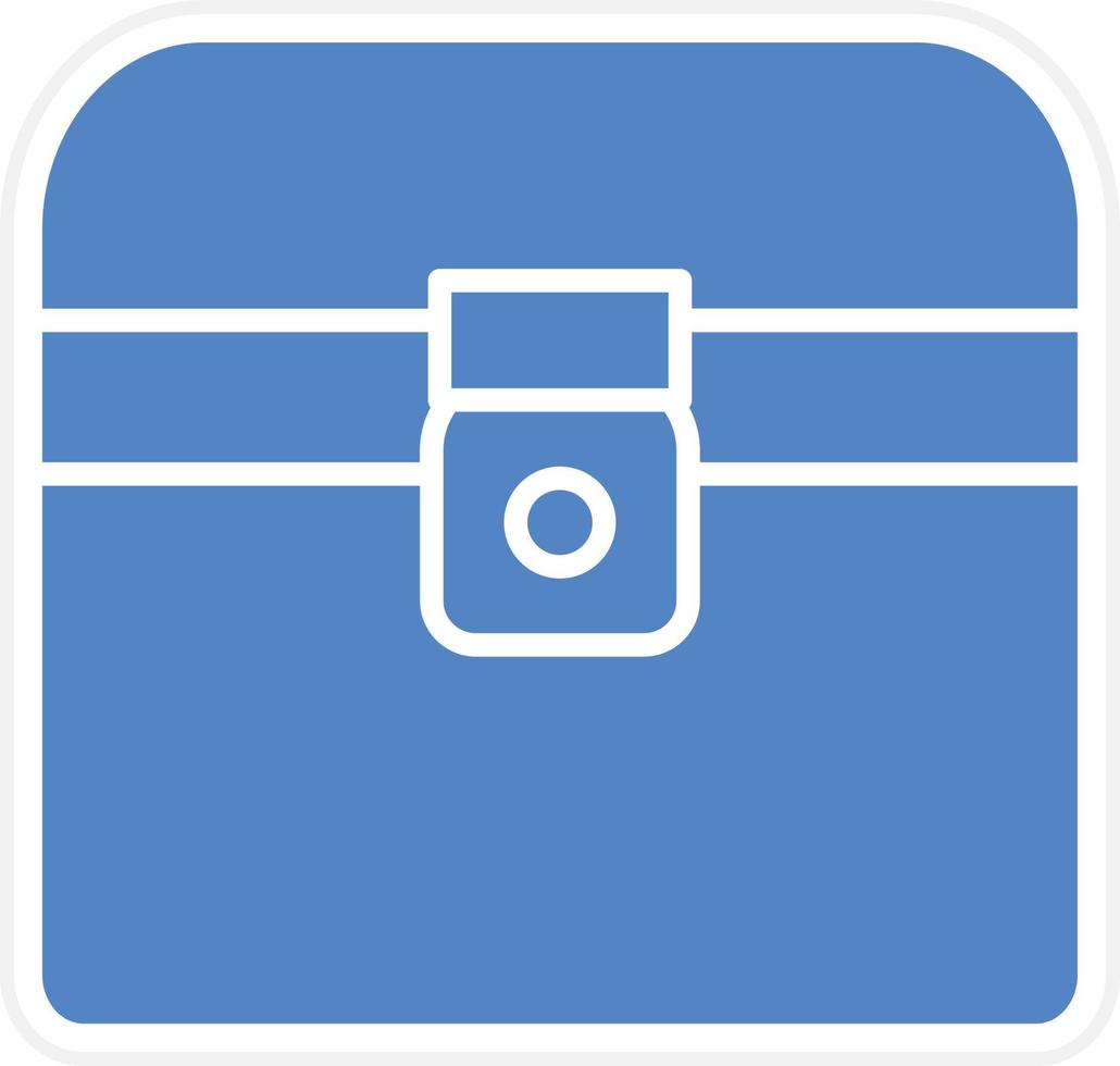 Treasure Chest Vector Icon Design