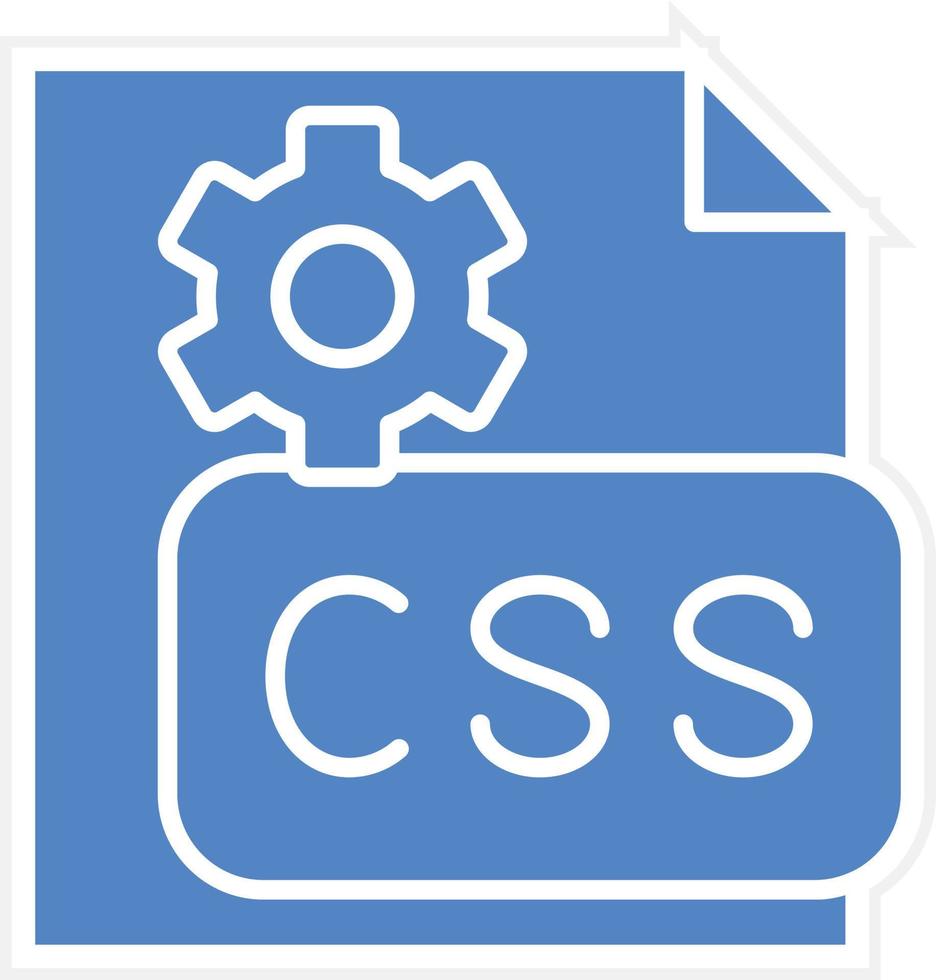 CSS Code Vector Icon Design