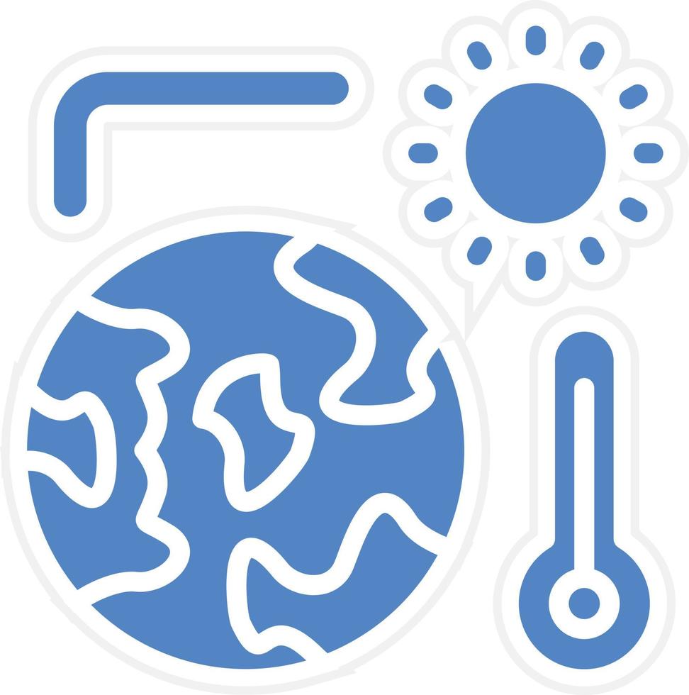 Global Warming Vector Icon Design