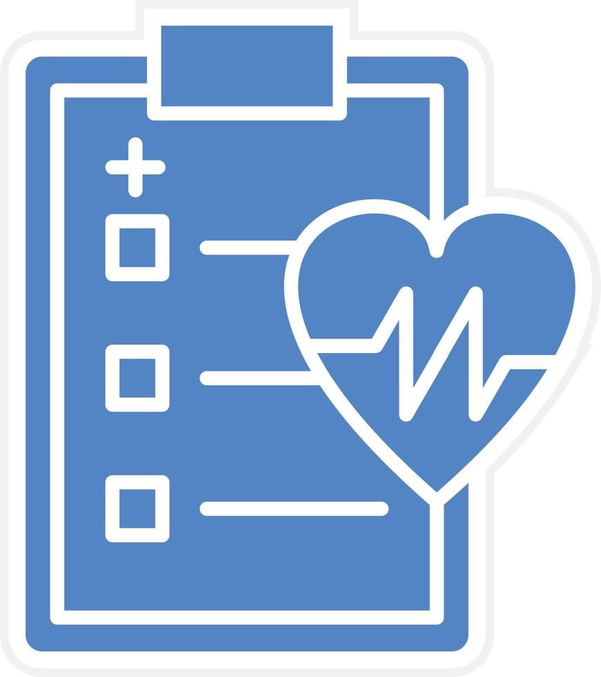 Medical Report Vector Icon Design