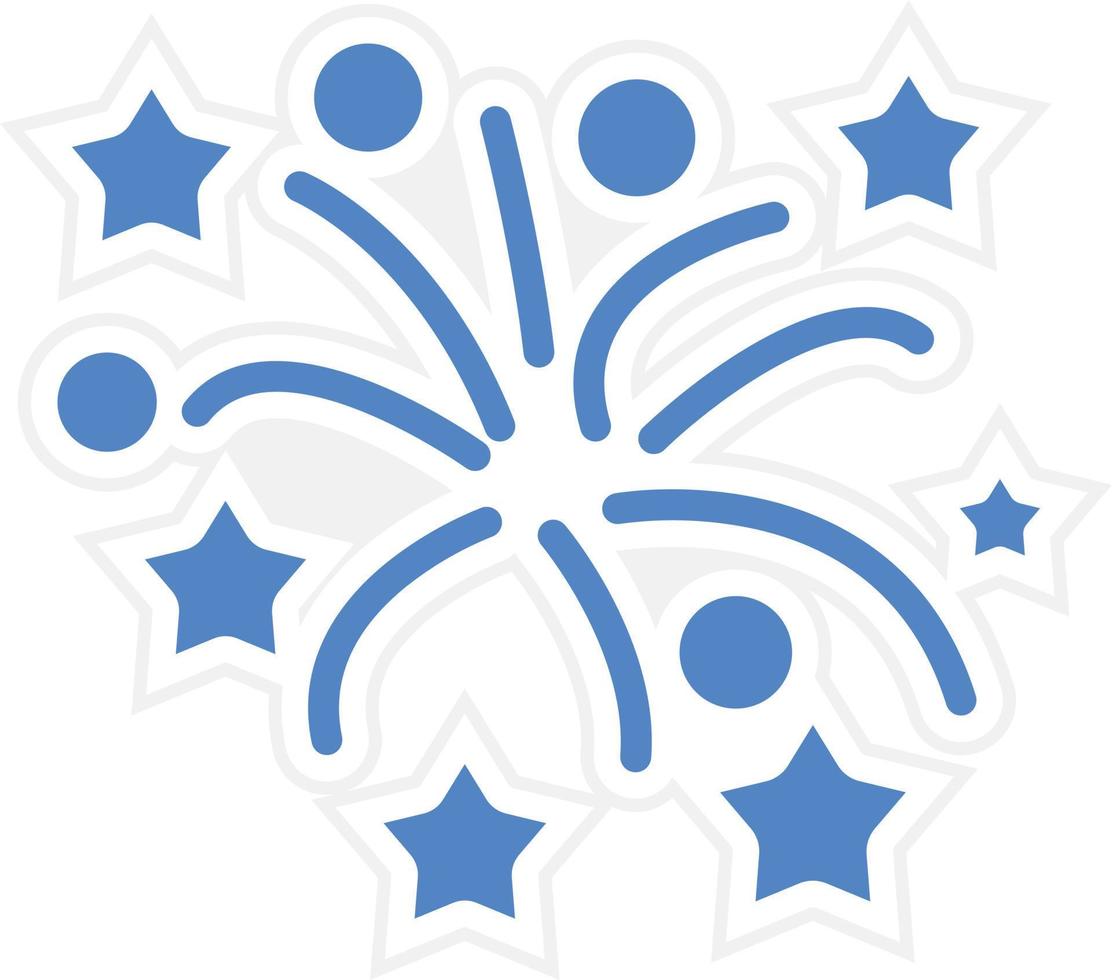 Firework Vector Icon Design