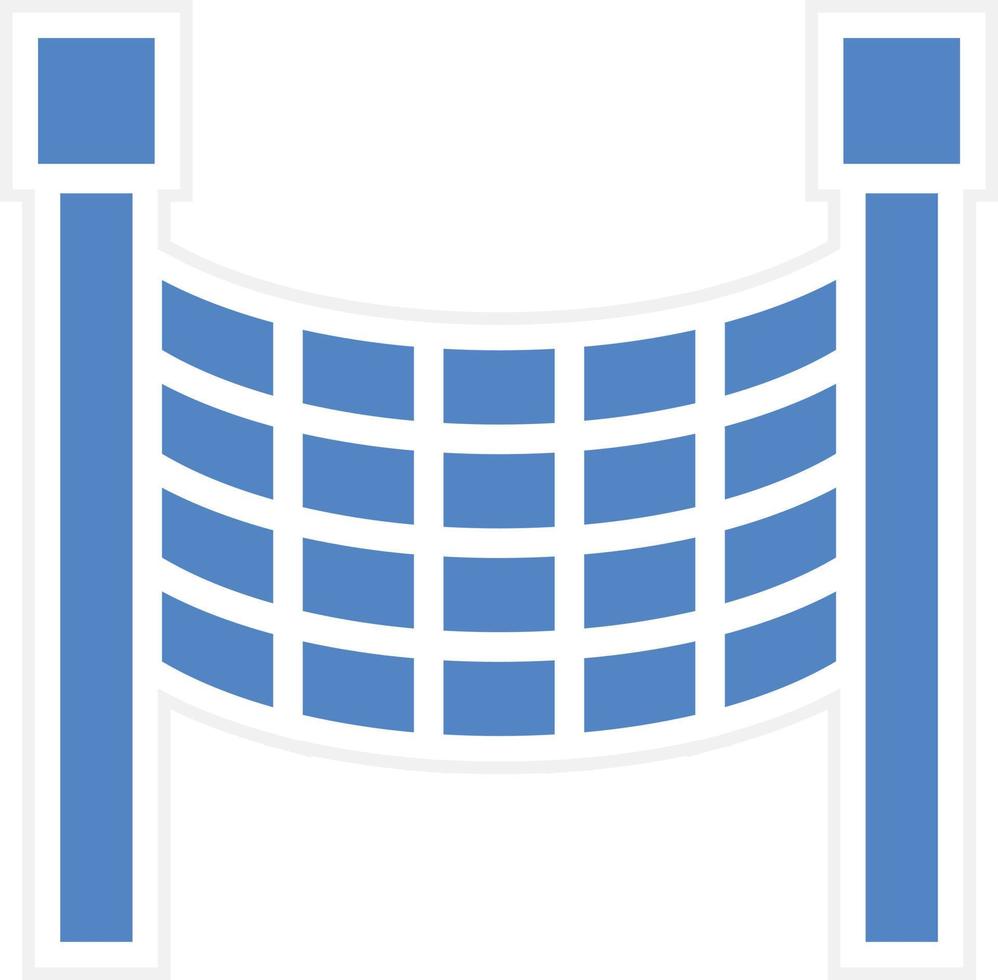Volleyball Net Vector Icon Design