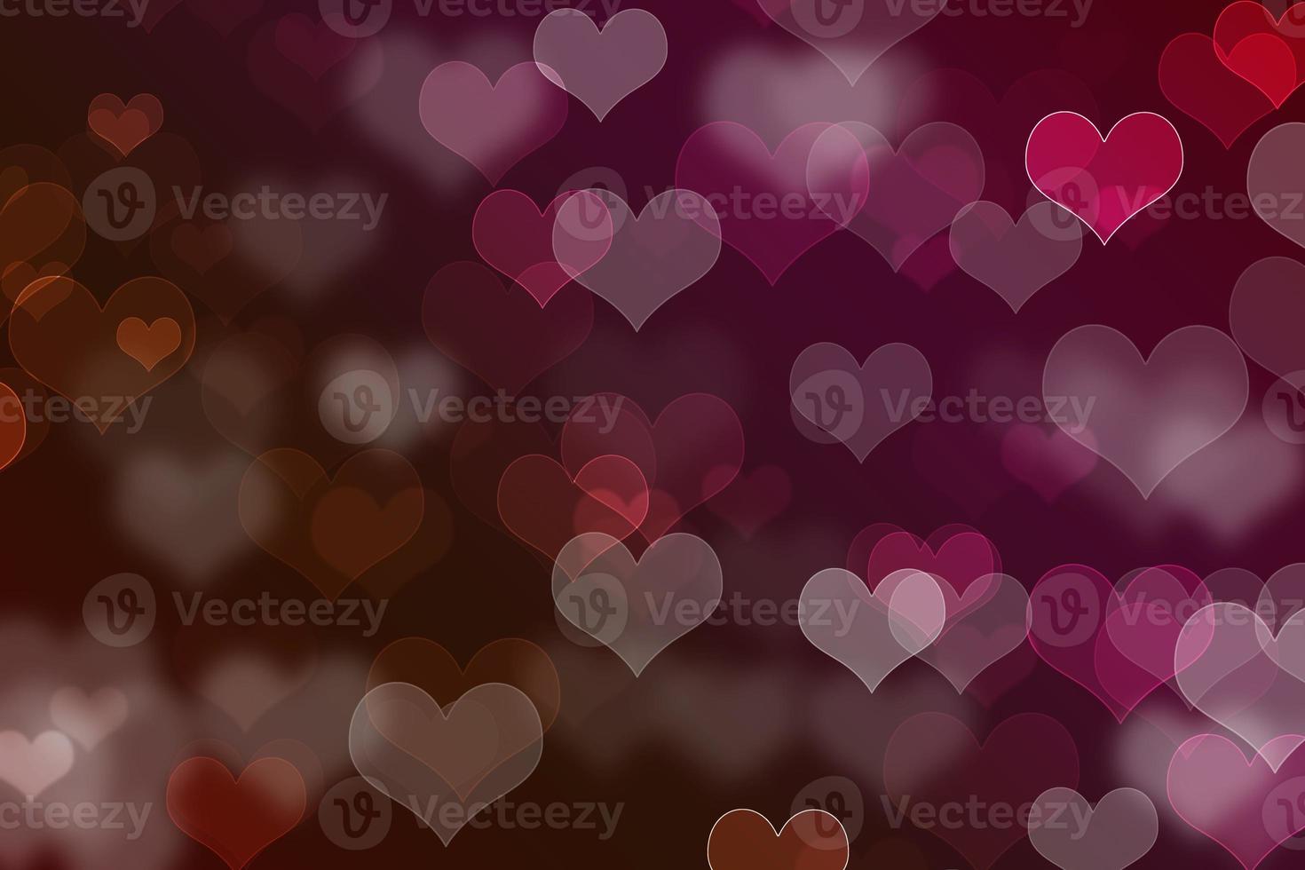 color background bokeh heart photo