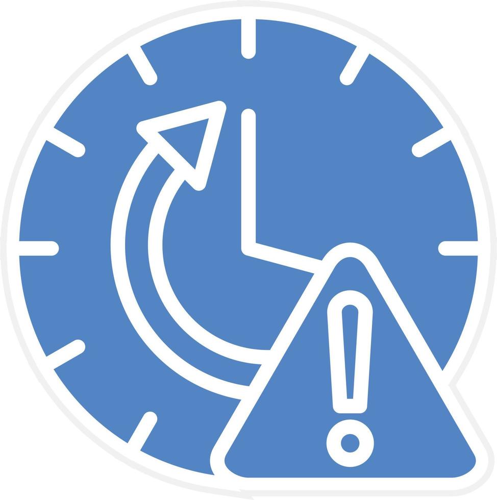 Time Alert Vector Icon Design